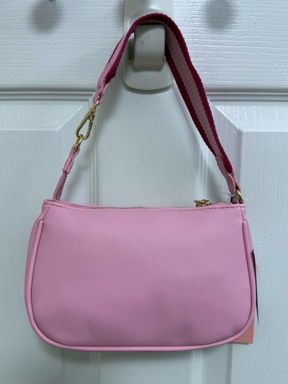 NWT Juicy Couture Juicy Prep School Convertible Wristlet in Flamingo 𦩠Pink - Picture 6 of 6